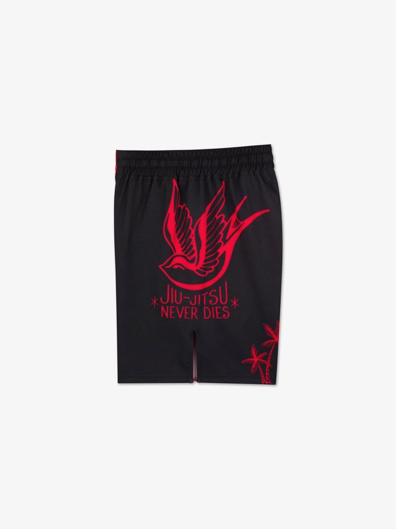 MANTO miko FIGHT SHORTS-black